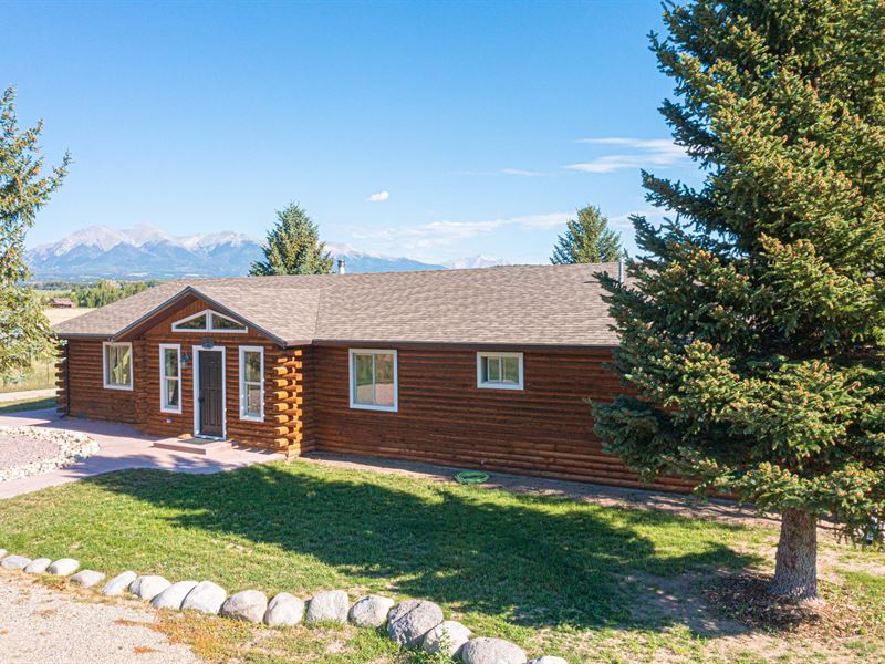 13 Acres with a Ranch Home : Salida : Chaffee County : Colorado
