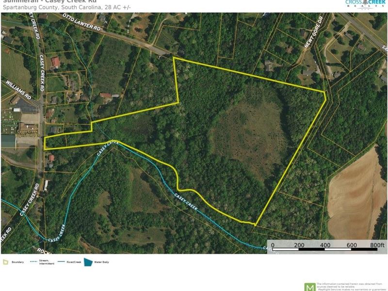 28 Acres, Casey Creek : Chesnee : Spartanburg County : South Carolina
