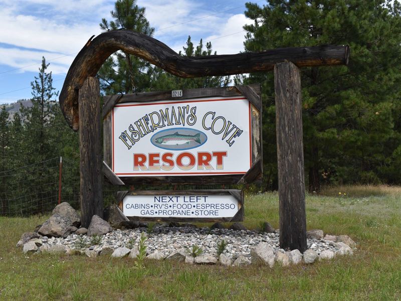Fisherman's Cove Resort : Republic : Ferry County : Washington