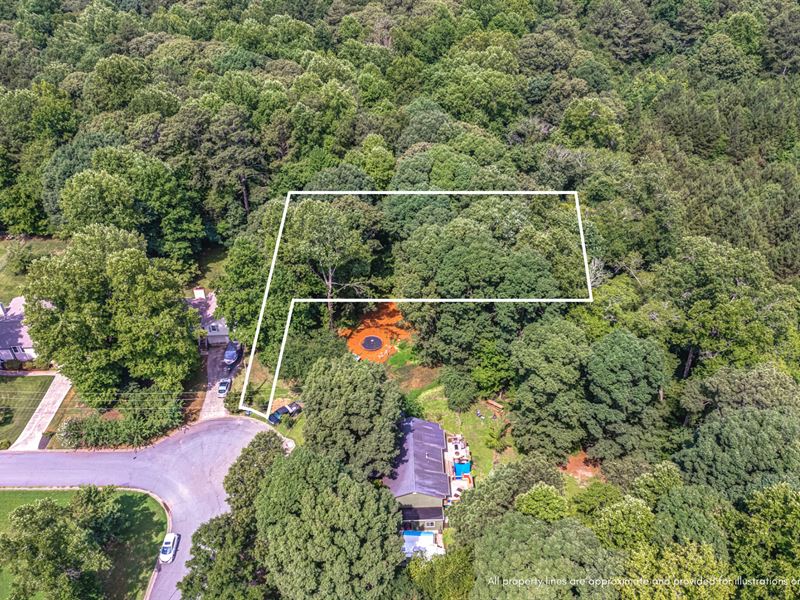 .51 Ac Cul-De-Sac Lot, Acworth, GA : Acworth : Cherokee County : Georgia
