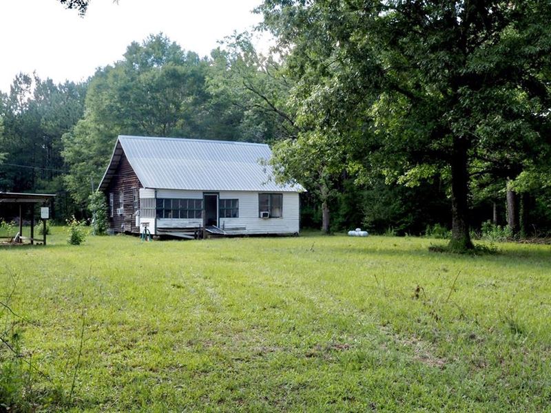 7 Acres with Fixer-Upper Home in Sw : Liberty : Amite County : Mississippi