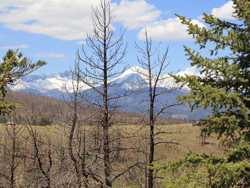 Power and Mountain Views in CO : Fort Garland : Costilla County : Colorado