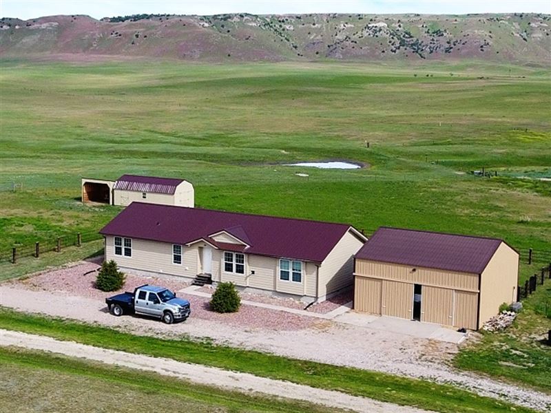 40 Acres with Beautiful Views, Pond : Fort Laramie : Goshen County : Wyoming