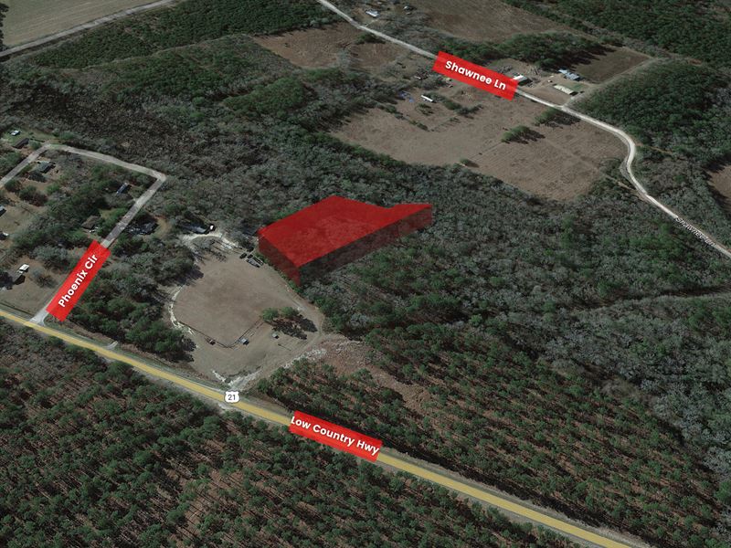 Mixed Use 1.6 Ac Vacant Lot : Smoaks : Colleton County : South Carolina