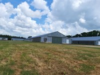 Farm with 6 Broiler Houses : Hawkinsville : Pulaski County : Georgia