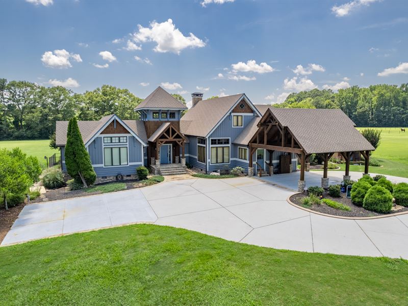 Custom Built Home, Barn, Apt : Monroe : Walton County : Georgia