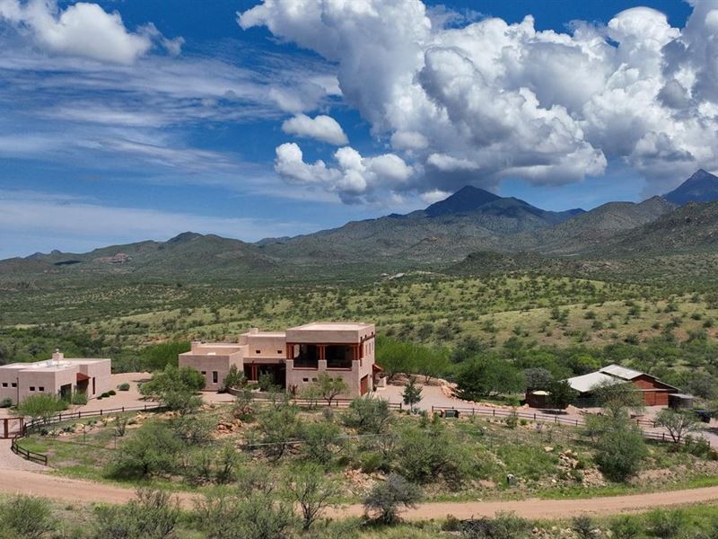 Custom Equestrian Masterpiece : Tubac : Santa Cruz County : Arizona