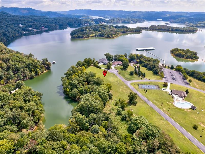 2.57 Acre Cherokee Lakefront Lot : Mooresburg : Hawkins County : Tennessee