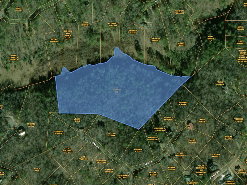 15.5 Acre Residential Lot : Ellijay : Gilmer County : Georgia