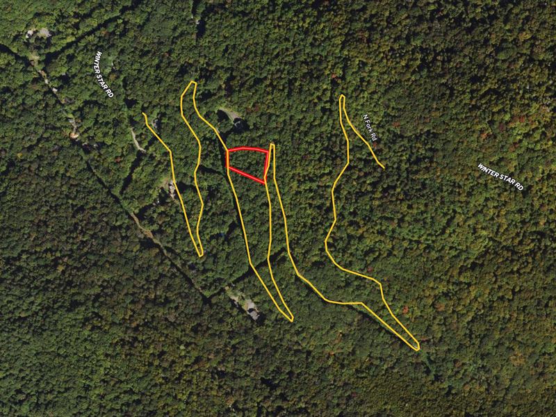 Winter Star Acre with Views : Burnsville : Yancey County : North Carolina
