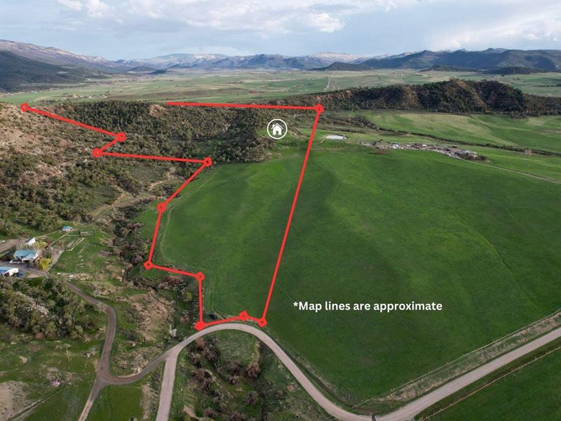 Silt 104 Acre Building Land for Sal : Silt : Garfield County : Colorado