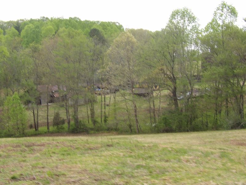 Barn, Creek, Old Home, Pasture : Grandview : Cumberland County : Tennessee