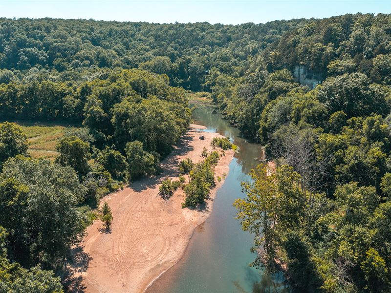 Big Bend Piney River : Houston : Texas County : Missouri