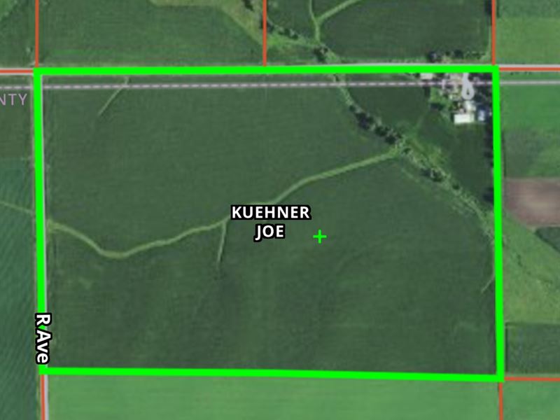 Fsbo High Csr2 NE Iowa Farmland : Fort Atkinson : Fayette County : Iowa