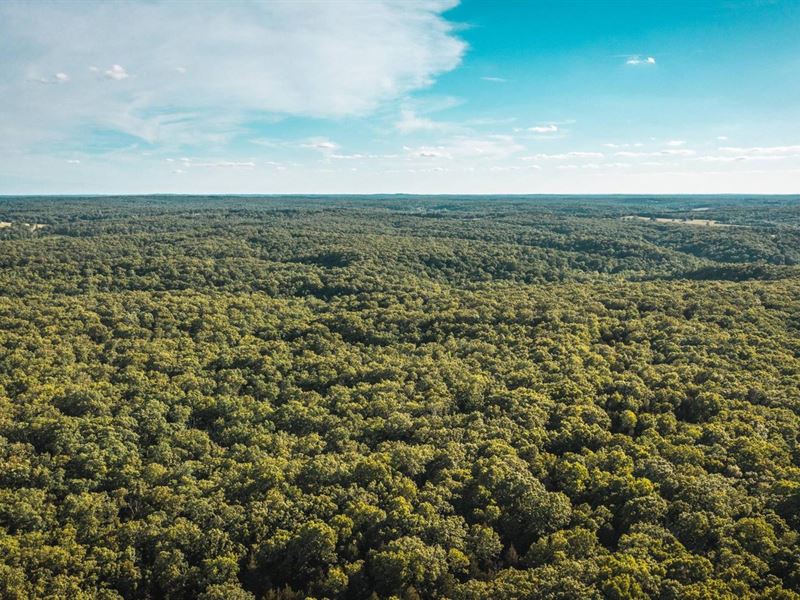 The Meramec River Overlook : Steelville : Crawford County : Missouri