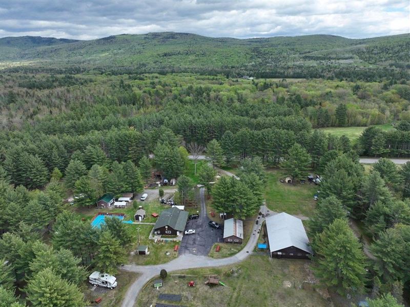 Campground in Carrabassett Valley : Kingfield : Somerset County : Maine