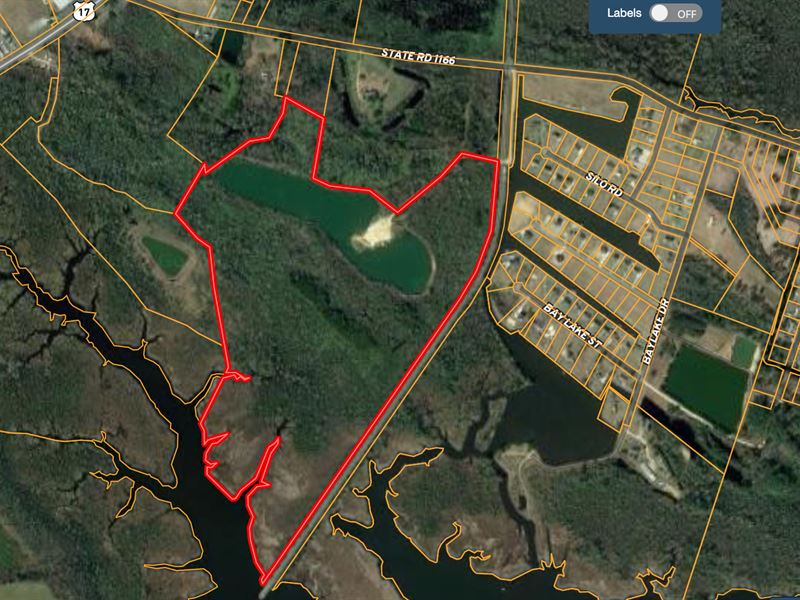 Hunting / Fishing Property for Sale : Chocowinity : Beaufort County : North Carolina