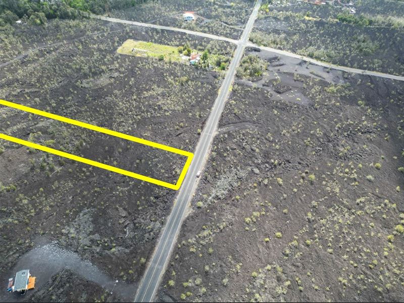 1 Ac of Raw Land on The Big Island : Ocean View : Hawaii County : Hawaii