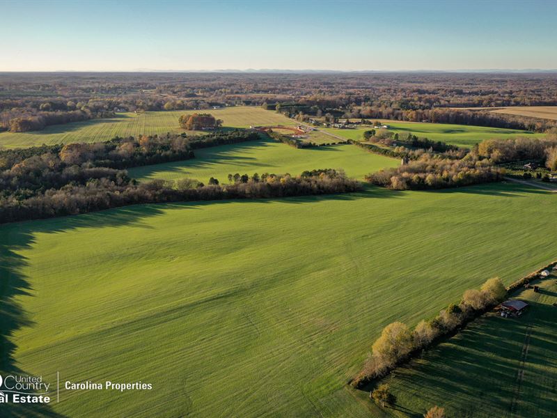 Farmland and Hunting Acreage in NC : Woodleaf : Rowan County : North Carolina
