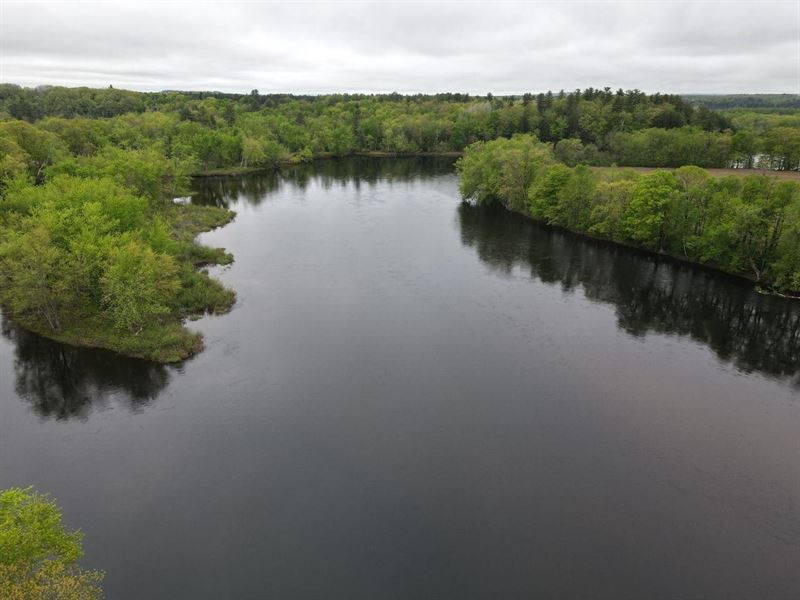 Over 200 Acre Parcel on The Mighty : Madison : Androscoggin County : Maine