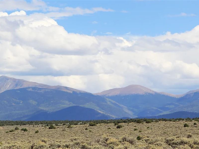 Nothing But Blue Skies & Mountains : San Luis : Costilla County : Colorado