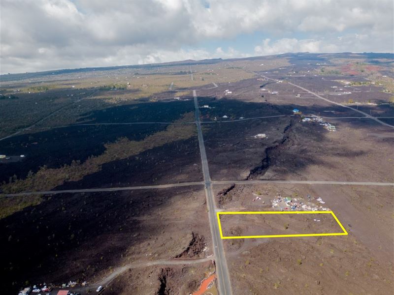 1 Acre Cleared Lot : Hawaiian Ocean View : Hawaii County : Hawaii