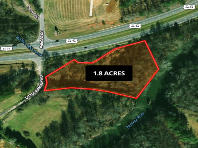 Promising 1.8 Acre Lot in Murphy : Murphy : Cherokee County : North Carolina