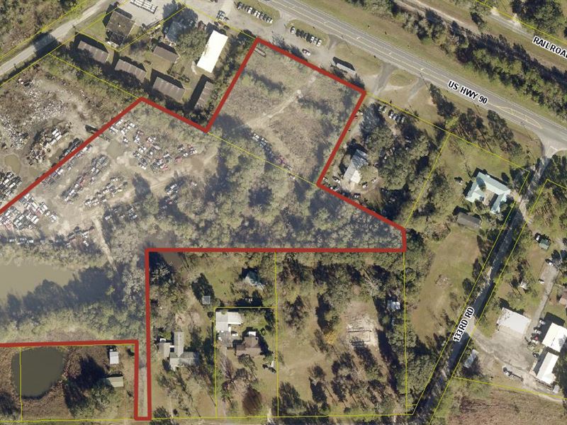 Industrial Zoned Lot, Potential : Live Oak : Suwannee County : Florida