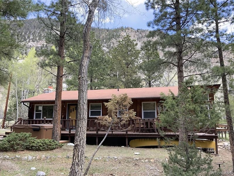 On Chalk Creek with Rental History : Nathrop : Chaffee County : Colorado