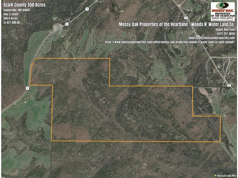 Ozark County Hunting Property : Gainesville : Ozark County : Missouri