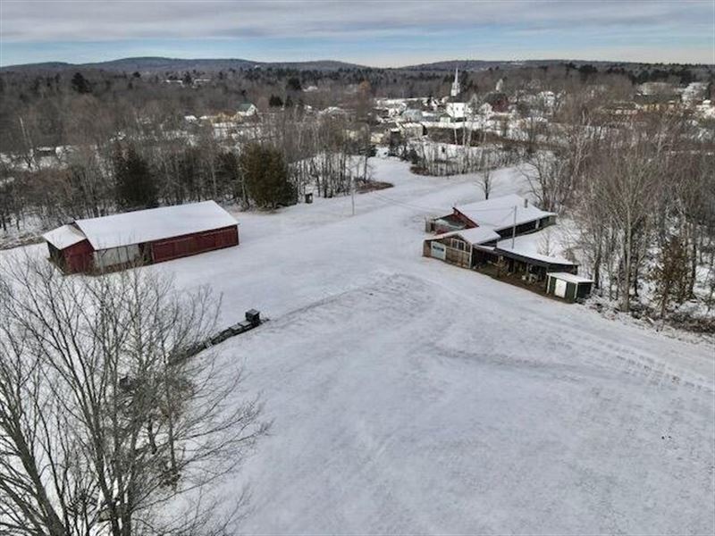 Waterfront Property in 8+ Acres : Saint Albans : Somerset County : Maine
