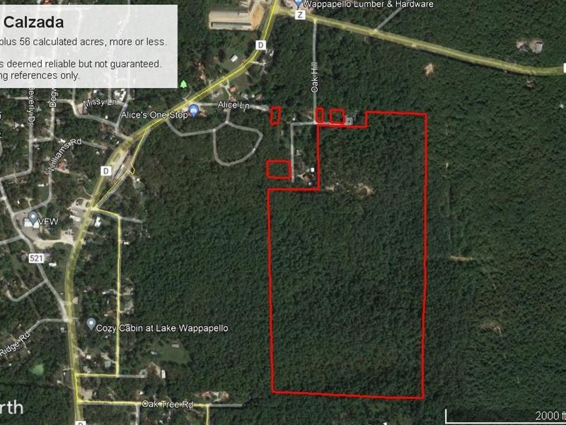 76 Ac with About 46 Lots : Wappapello : Wayne County : Missouri