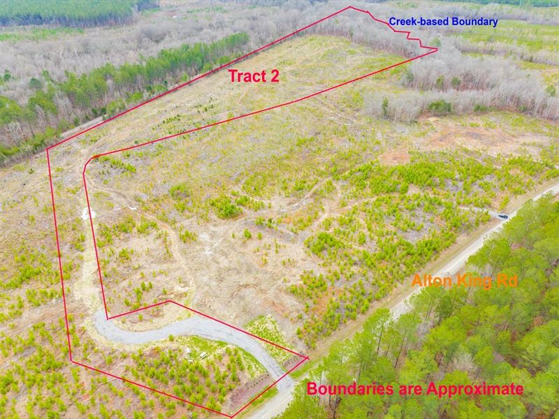 Acreage Tract in New Subdivision : Goldston : Chatham County : North Carolina