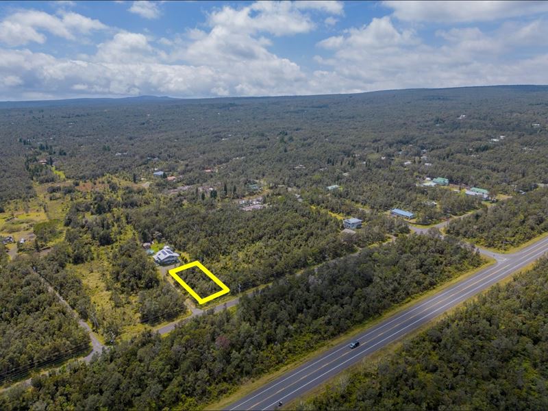 .21 Acre with Easy Access : Volcano : Hawaii County : Hawaii