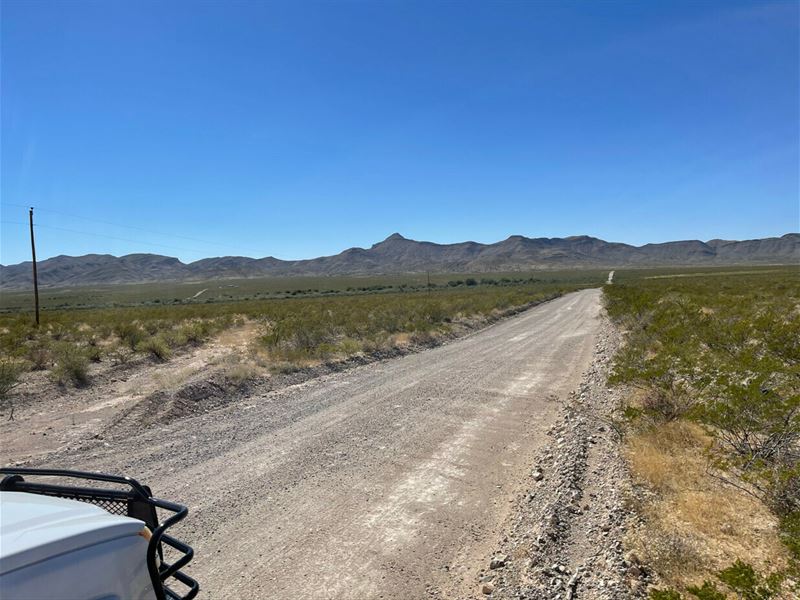 Cash Sale Land, no Restrictions : Presidio : Presidio County : Texas