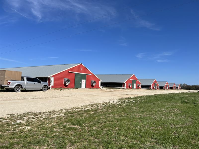 16 House Broiler Farm for Sale : Groesbeck : Limestone County : Texas