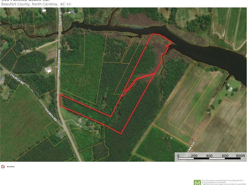 Waterfront Property for Sale in NC : Belhaven : Beaufort County : North Carolina