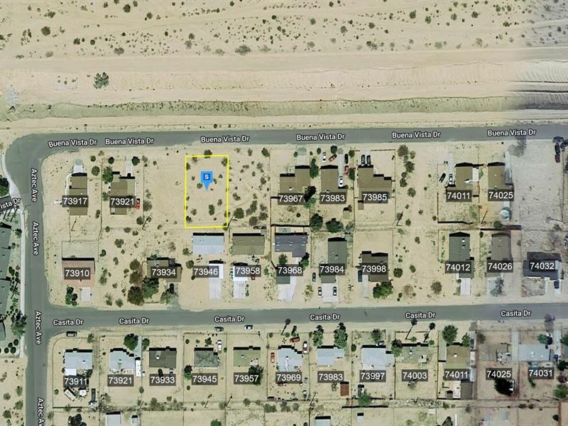 .19 Acre in Twentynine Palms, CA : Twentynine Palms : San Bernardino County : California