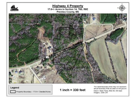 17.6+/- Acres for Development : Booneville : Prentiss County : Mississippi