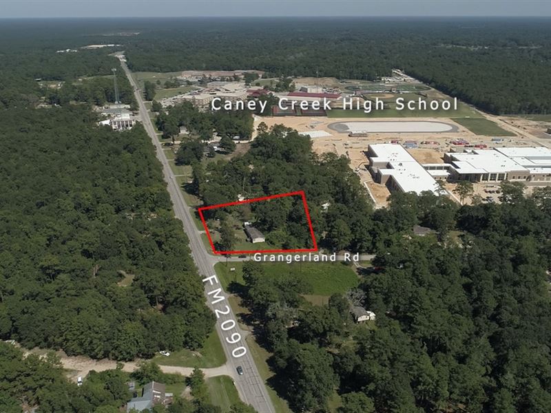 Grangerland Road Corner : Conroe : Montgomery County : Texas