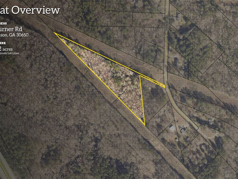 4.52 Acres Undeveloped Land : Madison : Morgan County : Georgia