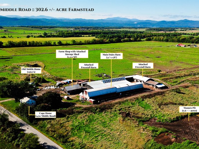 1450 Middle Road, Bridport : Bridport : Addison County : Vermont