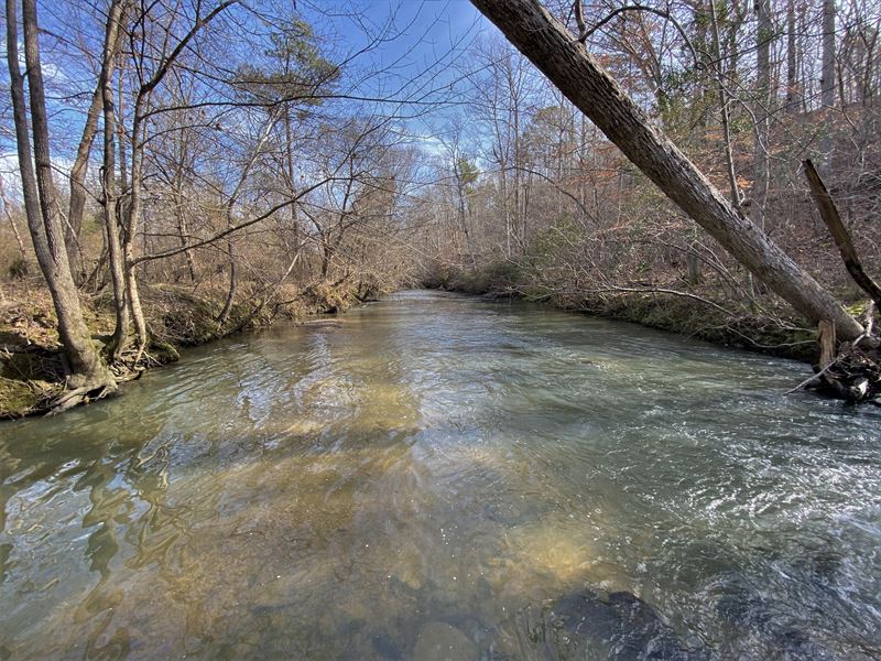 Dogtrot House on Creek / Pasture : Ashville : Saint Clair County : Alabama