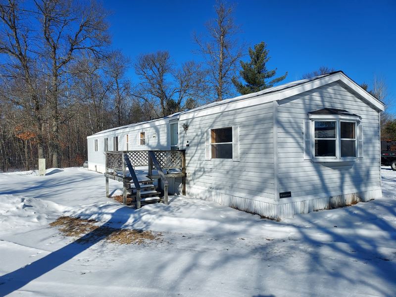 3 Acres with Home & Fixer Upper : Pembine : Marinette County : Wisconsin