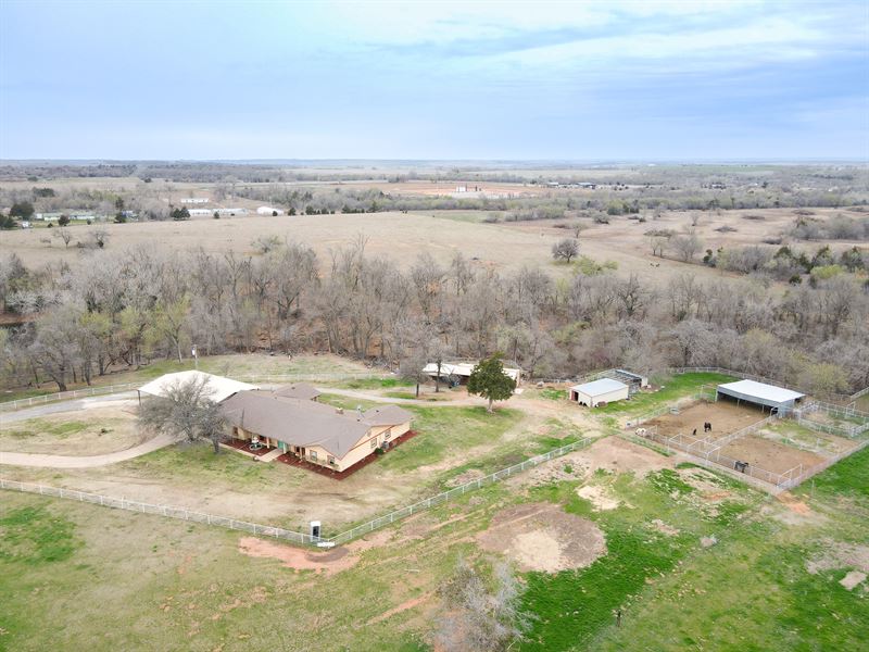Oklahoma Ranch Land and Home : Chickasha : Grady County : Oklahoma