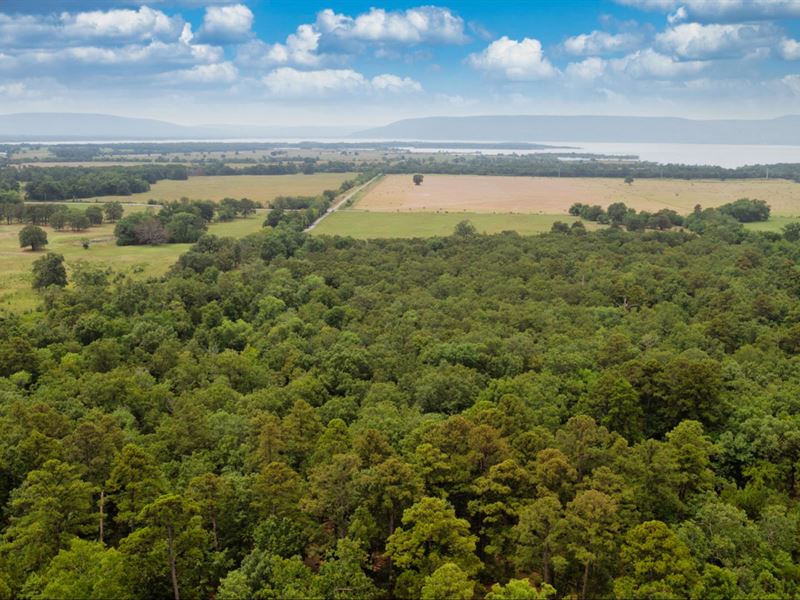 Lake View Homesite with Road Access : Tuskahoma : Latimer County : Oklahoma