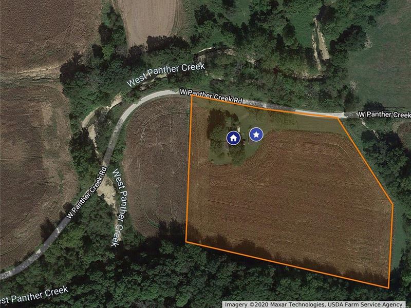 Home on Acreage : Hamburg : Calhoun County : Illinois