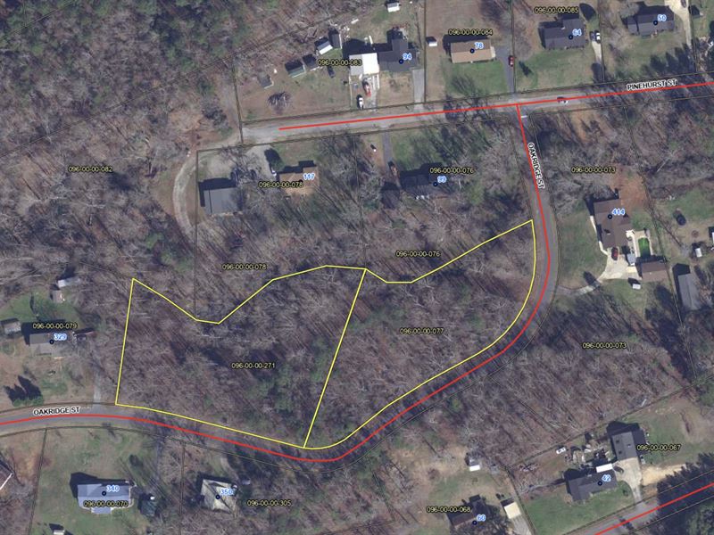 Wooded Residential Lot : Abbeville : Abbeville County : South Carolina