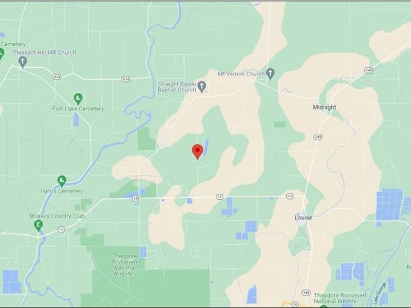 260 Acres in Sharkey County in Angu : Anguilla : Sharkey County : Mississippi