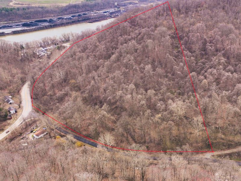 5 Buildable Acres on 15 Acre Lot : Monongahela : Allegheny County : Pennsylvania